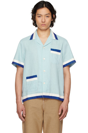 Blue Seedling Stripe Shirt