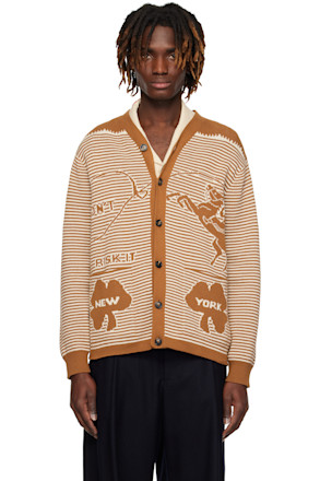 Brown & White Buckaroo Cardigan
