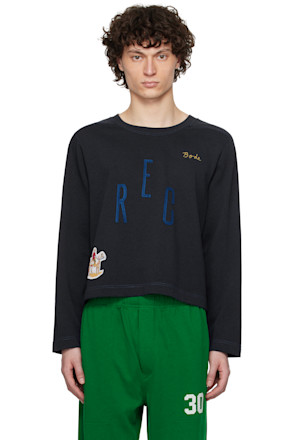 Navy Rec Pullover Sweatshirt