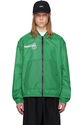 7 Moncler FRGMT Hiroshi Fujiwara Green Ostria Bomber Jacket