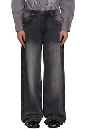 Black Oversized Jeans