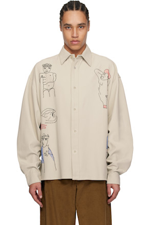Off-White Oversized 5 Figure Shirt