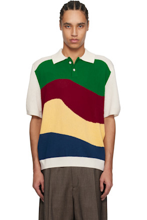 SSENSE Exclusive Multicolor Knit Polo