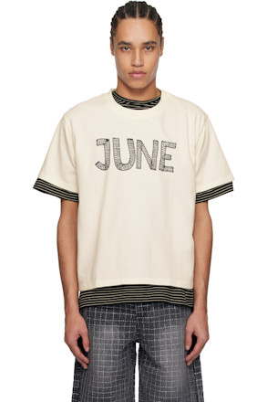 White 'June' T-shirt