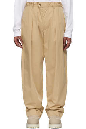 Beige Carlyle Trousers