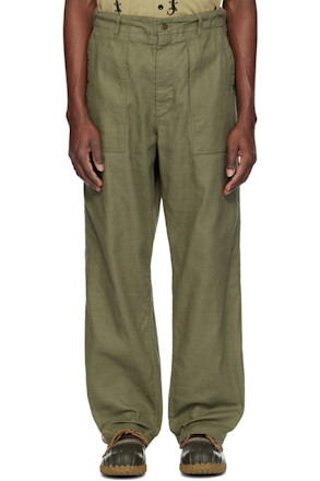 Green Fatigue Trousers