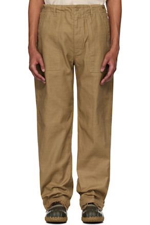 Beige Fatigue Trousers