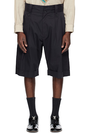Navy Gurkha Shorts