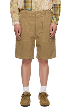 Khaki Fatigue Shorts