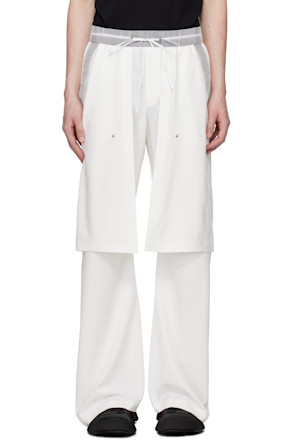 White Skirt Trousers