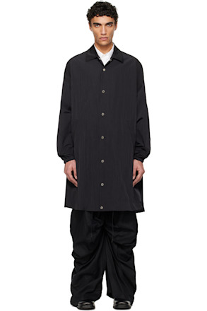Black Long Coach Coat