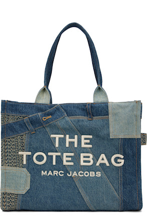 Blue 'The Deconstructed Denim Large' Tote