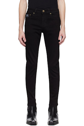 Black Piece Number Slim Jeans
