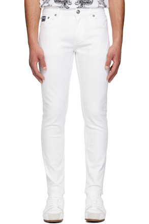 White Narrow Dundee Jeans