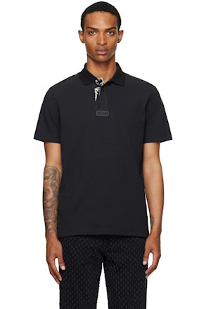 Black Outline Barocco Polo