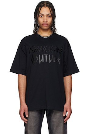 Black Logo Metal Patch T-shirt