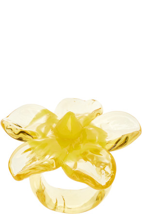 Yellow Hibiscus Ring