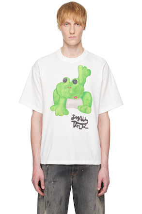 White Watercolor Frog S/S T-shirt