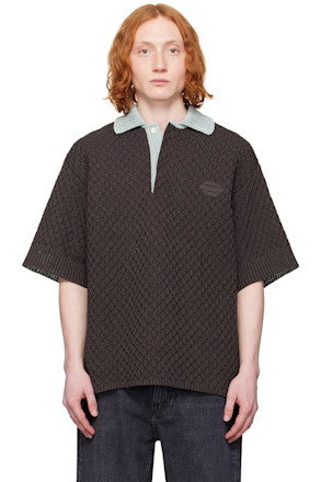 Brown Meta Polo