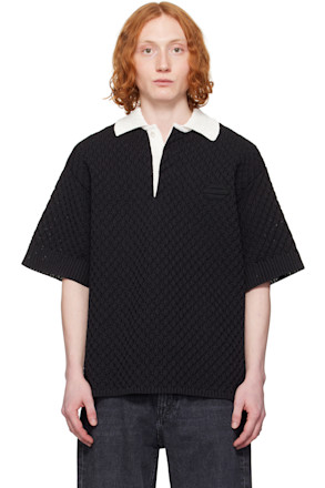 Black Meta Polo