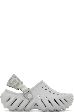 Gray Echo Clogs