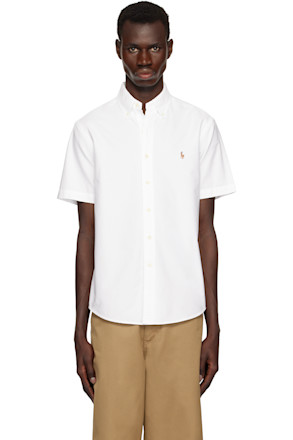 White Classic Fit Oxford Shirt
