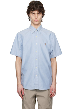 Blue Classic Fit Oxford Shirt