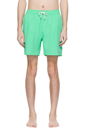 Green 5.75-Inch Traveler Classic Swim Shorts