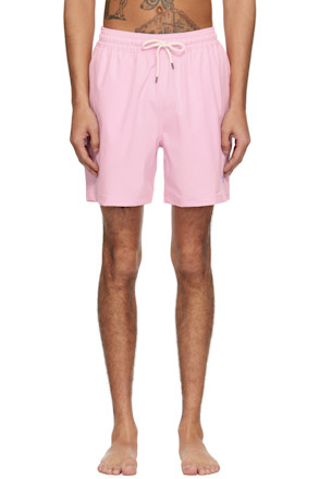 Pink 5.75-Inch Traveler Classic Swim Shorts