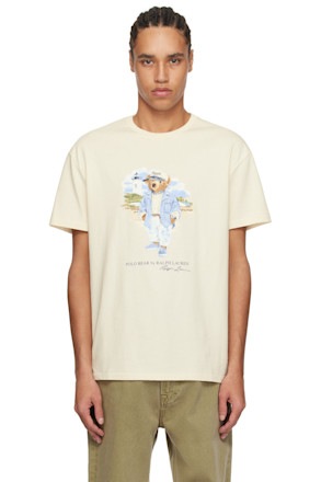 Off-White Classic Fit Polo Bear Jersey T-Shirt