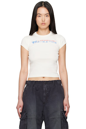 Off-White Distressed Logo T-shirt