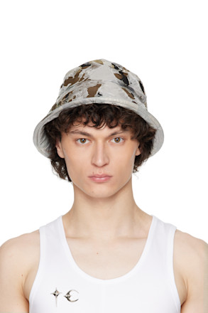 Green Burnt Bio Army Bucket Hat