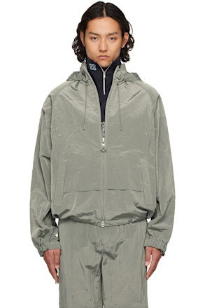 Khaki Extension Light Zip-Up Jacket