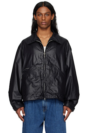 Black Zipper Light Jacket