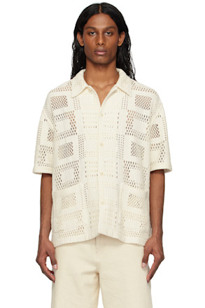 Off-White Open-Knit Shirt