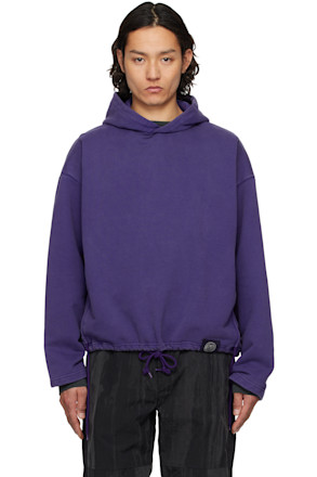 Purple Triple String Hoodie