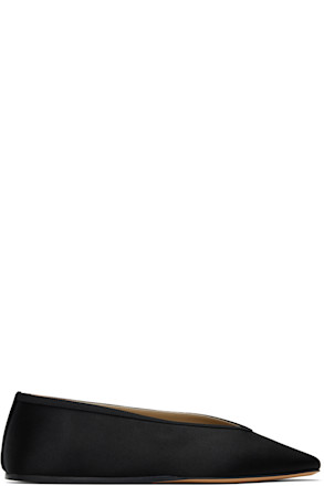 Black Luna Ballerina Flats