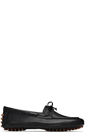 Black Driver Slip-on Loafers