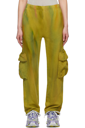 Khaki Straight-Leg Cargo Pants