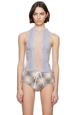 Blue Dandelion Tank Top