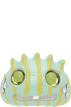 Green Liberty Frog Ring