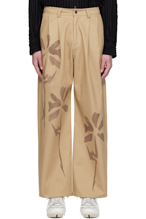 Beige Catchfly Trousers