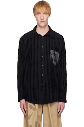 Black Convention Button Up Shirt