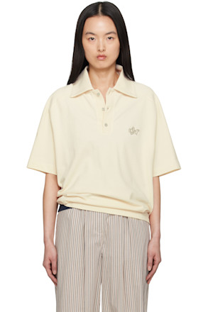 Yellow Sailor Short Sleeve Polo