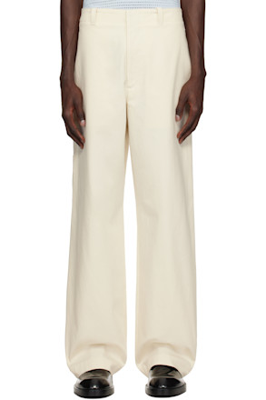 Off-White Heavy Cotton Canvas Trousers