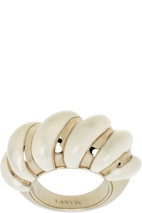 Gold & Off-White Mélodie Candy Ring
