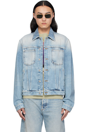 Blue Regular Denim Jacket