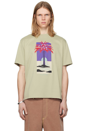 Green Printed T-Shirt