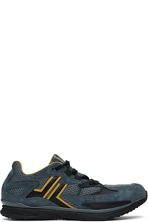 Blue & Yellow Meteor Runner Sneakers