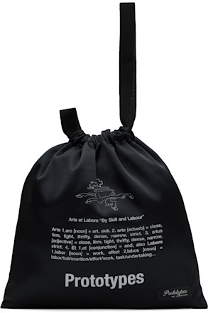 Black Drawstring Pouch